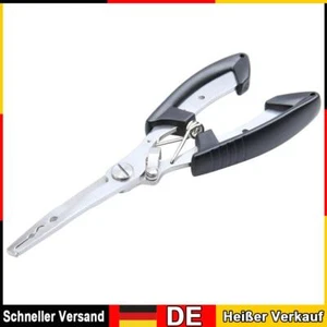 Angeln Zange Schere Linie Cutter Entfernen Haken Tackle Edelstahl Werkzeug - Bild 1 von 6
