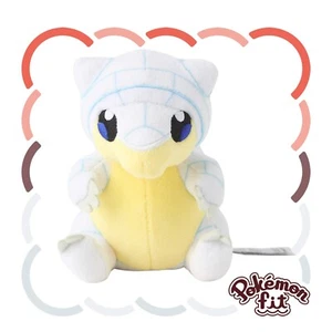 Pokemon Center Fit Plush Doll - A027 Sandshrew Alolan 4.5in Ice Mouse Alola JP - Picture 1 of 4