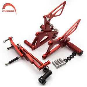 Juego trasero ajustable CNC reposapiés clavijas de pedal para Street Triple 765 RS 2017-2022 - Imagen 1 de 11