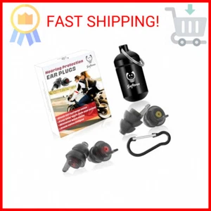 Motorcycle Ear Plugs 2 Pairs, Wind Noise Reduction & Premium Hearing Protection, - Picture 1 of 2