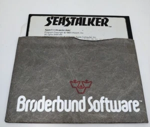SEASTALKER Infocom 1984 Apple II Vintage Spiel 5,25" Diskette - Bild 1 von 5