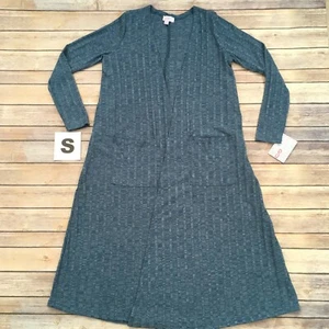 SMALL SARAH Cardigan LuLaRoe ~ VINTAGE / DUSTY BLUE ~ Sizes 6-8; Duster Sweater - Picture 1 of 4