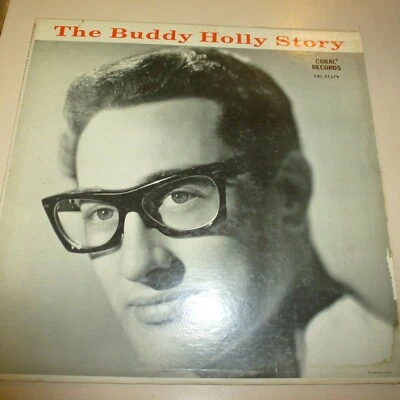 ROCKABILLY 33 RPM LP RECORD - THE BUDDY HOLLY STORY - CORAL 57279  Foto 1 de 4