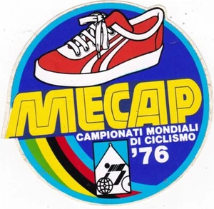 Adesivo - Old sticker - Mecap Campionati mondiali di ciclismo 1976 10,5 cm - Foto 1 di 1