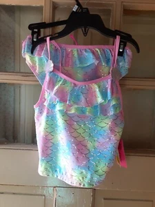 Betsey Johnson Girls Tankini Set Size XL (14)   NEW WITH TAGS - Picture 1 of 2