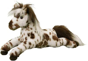 Duke 17" Appaloosa Horse Douglas Cuddle Toys Stuffed Animal Plush Leopard foal - Picture 1 of 3