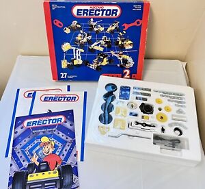 Vintage Meccano Erector Set #2 with Instructions 