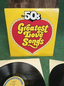 VARIOUS 50s Greatest Love Songs 1971 Vinyl 2xLP Columbia P2S 5514 - Picture 1 of 5