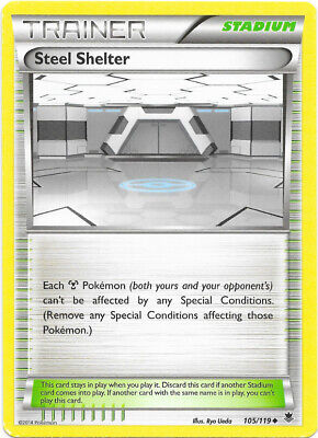 Steel Shelter Phantom Forces 105/119 Pokemon TCG Card NM/M Regular
