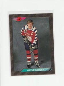 1992-93 Bowman Hockey Wayne Gretzky Gold Foil All Star Rare D428 - Picture 1 of 1