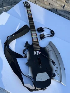 Sony PlayStation PS3 PS2 Axe Guitar & Dongle Gene Simmons Kiss For Repair *Read* - Picture 1 of 12