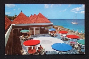 1950s? Ba-Koua Hotel Terrace and Restaurant Martinique Postcard - Picture 1 of 1
