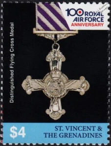 DISTINGUISHED FLYING CROSS (DFC) British Forces Military Medal Stamp (2018 RAF) - Picture 1 of 1