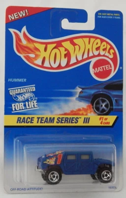 Chasis de metal Hummer Hot Wheels 1997-533 Race Team Serie III Foto 1 de 4