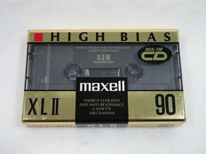 Maxell XLII 90 High Bias Audio Cassette Tape Factory Sealed - Picture 1 of 6
