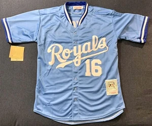 1989 Bo Jackson Kansas City Royals Powder Blue Road Jersey Men's Medium - Picture 1 of 6