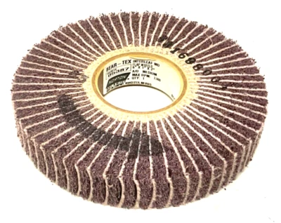 Rueda con solapa NORTON BEAR-TEX® INTERLEAF MD, A/O MEDIANA, 6”x 1” x 2”, #05387 Foto 1 de 3