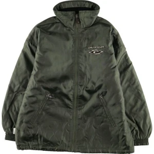 90'S Rip Curl Padded Nylon Stadium Jacket Award Jacket Varsity Jacket Men's ... - Picture 1 of 12