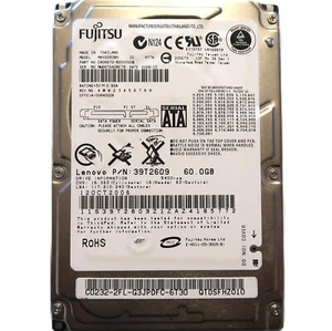 Fujitsu MHV2060BH (CA06672-B202000B) 0FFE1A-00840028 60gb 2.5" Sata HDD 2006-10 - Picture 1 of 1