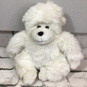 Vintage 80’s America Wego Darwin Plush White Gorilla Stuffed Animal Monkey Flaw - Picture 1 of 8