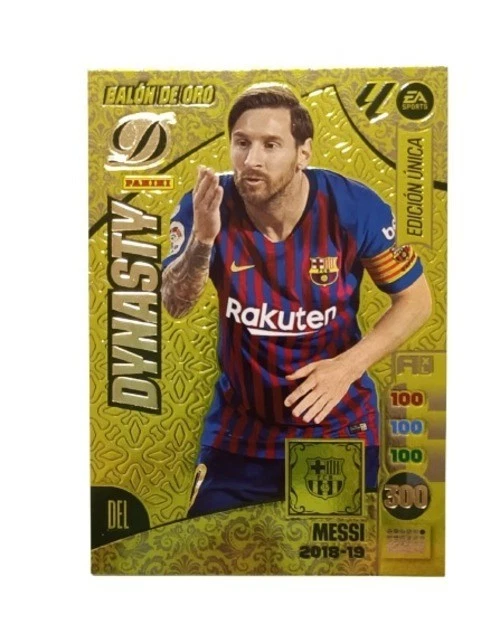Messi Edición Limitada Rare 2018-2019 Balón Oro Dinasty Adrenalyn 24 25 Panini - Imagen 1 de 1