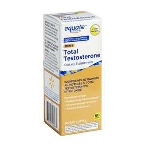 Equate Men's Total Testosteron mit KSM-66 Ashwagandha, 60 Stück - Bild 1 von 6
