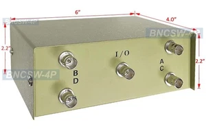 Premium 4 BNC Video In With 1 BNC Video Out Composite BNC Video Switcher - Imagen 1 de 4