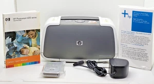 HP Photosmart 420 Series Printer, GO GO Photo Studio Printer W/Remote & Case - Picture 1 of 21