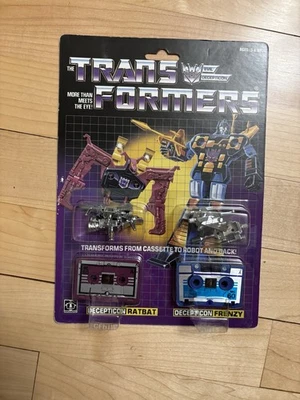 Transformers Ratbat & Frenzy как новый на картонке KO - Изображение 1 из 2