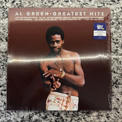 AL GREEN-Greatest Hits LP NEW! Best Buy Limited Edition Forest Green Color Vinyl - Image 1 of 4