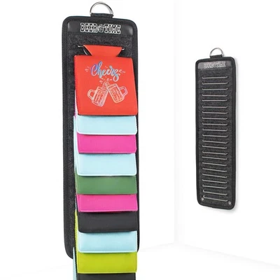 Suporte organizador para refrigerador de lata de parede para 22 mangas de lata de cerveja Koozies - Imagem 1 de 4