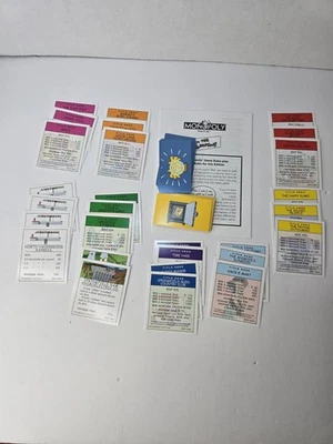 Monopoly The Simpsons 2001 Complete Title Deed Chance & Chest Replacement Cards - Image 1 of 4