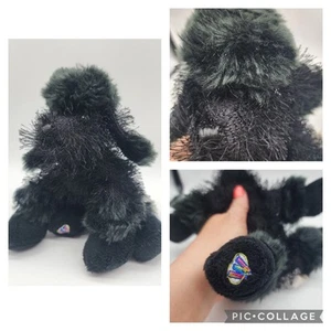 Ganz Webkinz Black Poodle Puppy Dog Stuffed Animal Plush - No Code - Picture 1 of 8