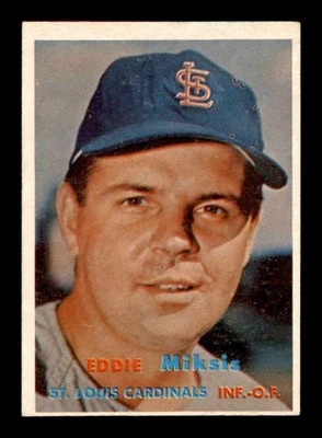 1957 Topps #350 Eddie Miksis   EXMT/EXMT+ X3151583 - Image 1 of 2