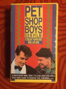 PET SHOP BOYS Der Film DEUTSCH It couldn't happen here VHS no DVD MUSIK FILM rar - Bild 1 von 3
