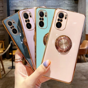 For Xiaomi Redmi Note 14 13 12 11 10 Pro Magnetic Ring Holder Soft Case Cover - Picture 1 of 17