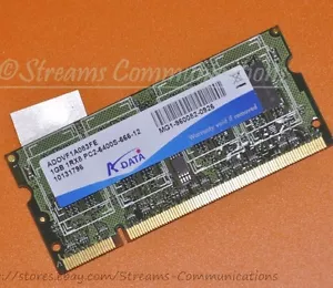 1GB DDR2 ADATA Laptop Memory for HP Compaq G60 CQ60 Laptops G60-125NR G60-230US - Picture 1 of 4
