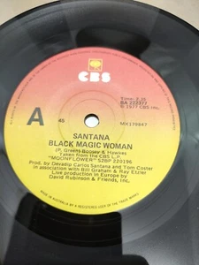 Santana ‎– Black Magic Woman / I'll Be Waiting - Picture 1 of 5
