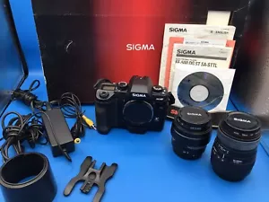 SIGMA SD10 Kit doppio zoom digitale fotocamera 18-50 mm f3.5-5.6 55-200 mm f4.5-5.6 BELLO - Foto 1 di 24