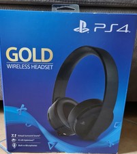 Sony PlayStation 4 Gold Cuffie Wireless, Nero