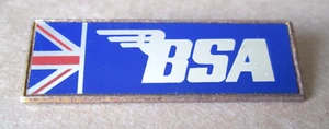 BSA Motorcycles Vintage 1970`s Union Jack Lapel Pin Badge (38) - Imagen 1 de 3