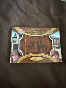 2007 Upper Deck Dual Signatures Carlos Quentin Conor Jackson Auto /15 Baseball - Picture 1 of 4