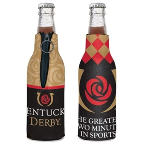 KENTUCKY DERBY THE GREATEST TWO MINUTES IN SPORTS 12 oz INSULATED BOTTLE HOLDER - Picture 1 of 1