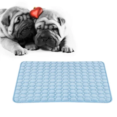 Pet Summer Cooling Blanket Breathable Dogs Cats Sleeping Mat Cool Pad - Image 1 of 4