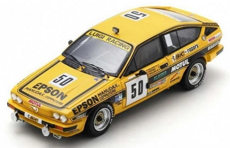 Alfa Romeo GTV6 Epson Spa 1984 Epson-Boucher- Spiffero-Maillien 1:43 SPARK SB421 - Immagine 1 di 1