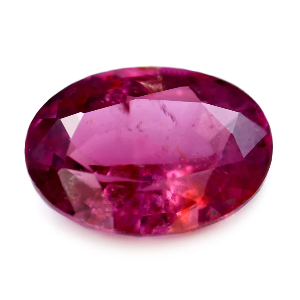 Certified Natural Untreated Ruby 0.73ct SI Clarity Unheated Madagascar Oval - Image 1 of 2