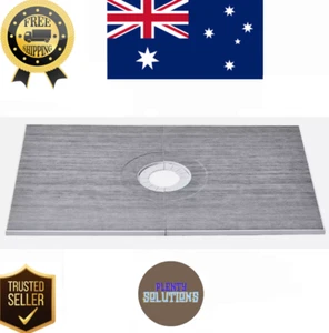 VEVOR Shower Curb Kit, 1524x965mm Shower Pan Kit with 160mm Central Drain, Li... - Picture 1 of 11