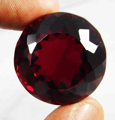 Natural Round Cut Rare Almandine Red Garnet 149-150Ct Certified Loose Gemstone - Image 1 of 4