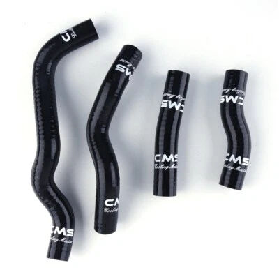 Silicone Radiator Coolant Hose Kit for Kawasaki KLX250 KLX250S 1993-2020 Black - Imagem 1 de 4