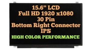 BOE 1080p IPS 15.6 in LCD SCREEN NV156FHM-N42 FHD LED Backlit Laptop Screen - Picture 1 of 4